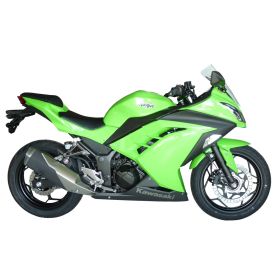 FABBRI Transparent Double Bubble Windscreen für Kawasaki Ninja 300