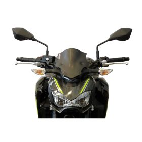 FABBRI motorcycle windshield black naked-sport-touring 230x250mm