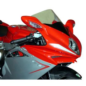 Cupolino moto FABBRI trasparente double bubble con serigrafia antiriflesso