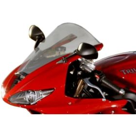FABBRI transparent double bubble fairing for Triumph 675