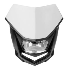 POLISPORT HALO Scheinwerfermaske Weiß/Schwarz