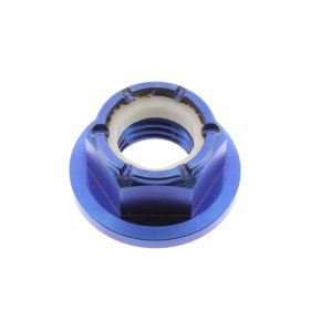 PRO-BOLT Crown Nut M12x1.25 10 mm Blue Titanium