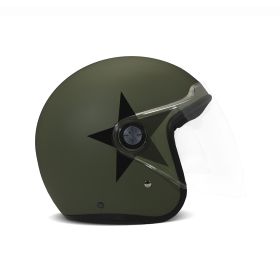 Jet Helmet DMD P1 Star Green Matte
