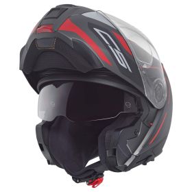 SCHUBERTH C5 Omega Flip-up helmet anthracite red