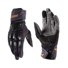 Guanti moto invernali LEATT ADV SubZero 5.5 Stealth nero grigio impermeabili