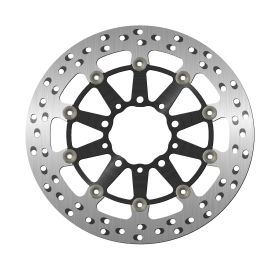 Disque de frein avant NG Racing droit/gauche 5 trous 8,45/10,25 mm pour KAWASAKI