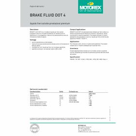 Olio freni MOTOREX DOT 4 5 L