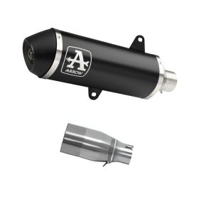 Marmitta completa ARROW racing Urban nero alluminio per Peugeot METROPOLIS 400