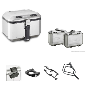 GIVI TREKKER DOLOMITI Aluminum Top Case 46/30L for BMW R GS ADVENTURE