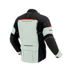 Veste de moto pour homme REBELHORN RANGE Gris/Noir/Rouge