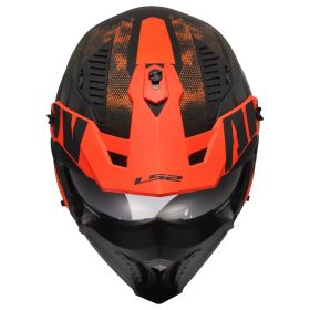 Casco jet LS2 OF606 DRIFTER GAS grigio arancio