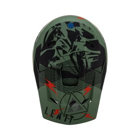 Frontino casco moto LEATT verde cactus per casco 2.5 taglia XS/S