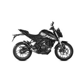 Échappement MIVV GP Full Black avec embout en carbone pour VOGE Brivido 125 R