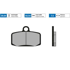 POLINI brake pads pair sintered compound 39.64x58.54x7.5 mm