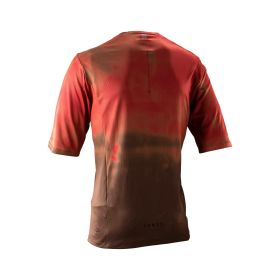 LEATT Gravity 4.0 T-shirt technique VTT Rouge Poussière Respirant