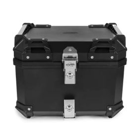 KAPPA K4500NCH Boîte Supérieure Noire 45 Litres en Polycarbonate avec Plaque Universelle