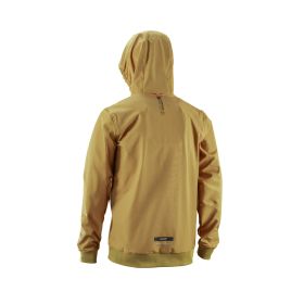 Felpa tecnica MTB LEATT Thermaflow 3.0 marrone fodera termica cappuccio casco