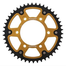 CORONA SUPERSPROX STEALTH RST NERO ORO 735 PASSO 520 - Z 46 DENTI GOLD