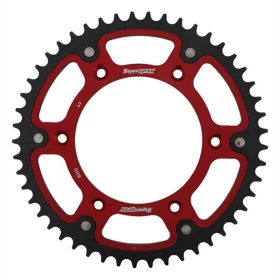 CORONA SUPERSPROX STEALTH RST NERO ROSSO 8000 PASSO 520 - Z 49 DENTI RED