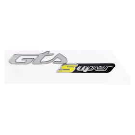 Plaque Piaggio GTS Super couvercle droit