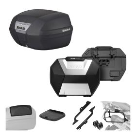 Kit complet SHAD SH44 noir et SH38X alu pour CFMOTO 450 MT