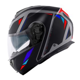GIVI X26 Square Modularer Helm grau schwarz rot