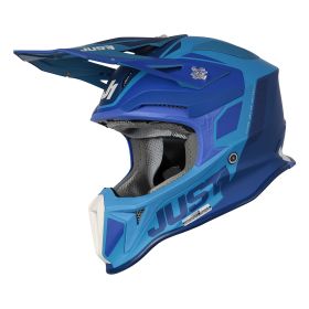 CASQUE TOUT TERRAIN JUST1 J18 MIPS PULSAR BLEU MAT