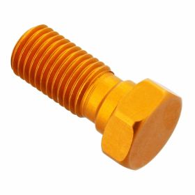 Bullone banjo JMT singolo M10x1.25 alluminio arancione