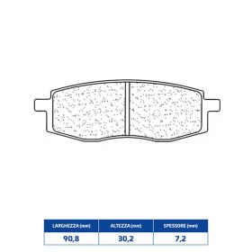 CL FREINS Paire de Plaquettes de Frein en Composé Fritté pour YAMAHA