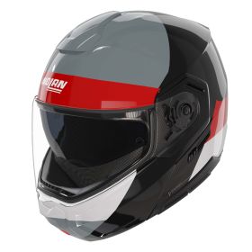 Casque modulable NOLAN N90-3 Blocco 353 noir rouge