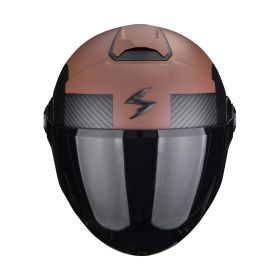 Casque jet urbain Scorpion EXO-CITY II Sheer marron noir
