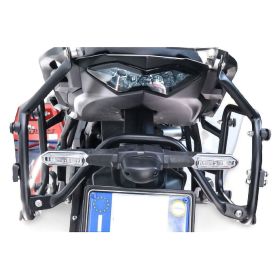 Side frames for GPR cases 38/32L black for HONDA CRF1000L Africa Twin Adventure