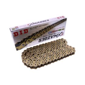 DID chain ZVMX2 transmission kit gold 114-530 46T sprocket 18T silent pinion for Fantic