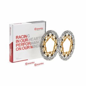 Disques frein course flottants BREMBO Supersport 208973748 D.320 épaisseur 5,5 mm YAMAHA