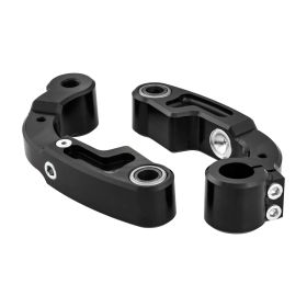 Supporto pinza freno CASAPERFORMANCE anteriore alluminio nero 12mm