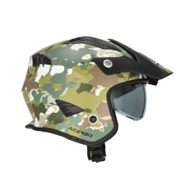 Jethelm ACERBIS Jet Aria Sport grün/braun