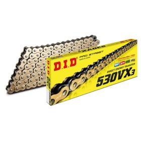 DID Chain VX3 Transmission Kit Gold 108-530 Zahnrad 46 Zähne Ritzel 15 Zähne für Cagiva