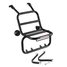 Portapacchi anteriore CUPPINI nero 17x23cm per Vespa GTS/GTS Super