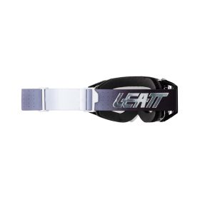 Masque cross LEATT Velocity 5.5 blanc noir lentille fumée 58%