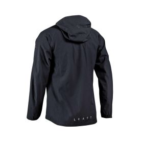 Giacca donna MTB LEATT Hydradri 2.0 nero impermeabile cappuccio regolabile