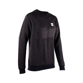 Maglione girocollo LEATT Tech Ghost nero tessuto tecnico elasticizzato