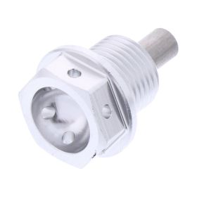 Tappo scarico olio racing JMP magnetico M14X1,25 12mm argento