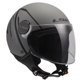Casque jet LS2 OF558 SPHERE LUX II MINIM noir gris