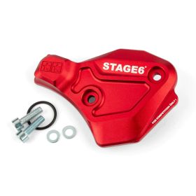 Coperchio pompa olio STAGE6 alu rosso AM6