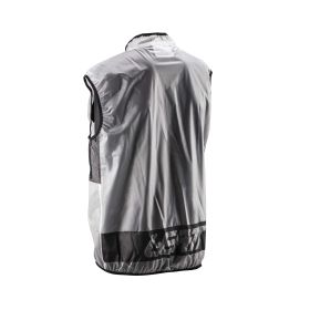 Gilet antipioggia LEATT Moto RaceCover trasparente leggero e impermeabile