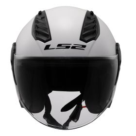 Casque Jet LS2 OF616 AIRFLOW II Solid Blanc Brillant