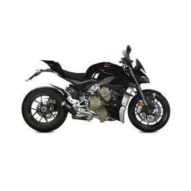 MIVV X-m1 Noir Slip-on Double Silencieux pour DUCATI Streetfighter V4