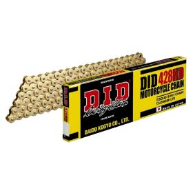 DID Open Chain HD Transmission Kit Gold 110 Links 428 Black Sprocket 37T Pinion 15T