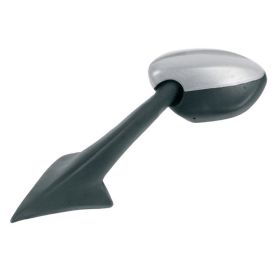 Left Oval Mirror VICMA Black 130x102 mm for PEUGEOT