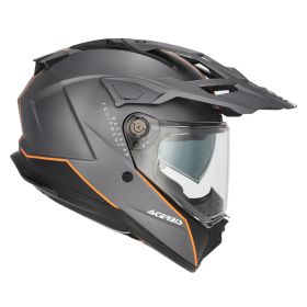 Enduro helm dual road ACERBIS ATTACK grau/orange